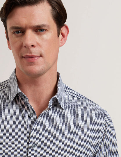 Ted Baker WAVEY - Long Sleeve Geo Print Shirt