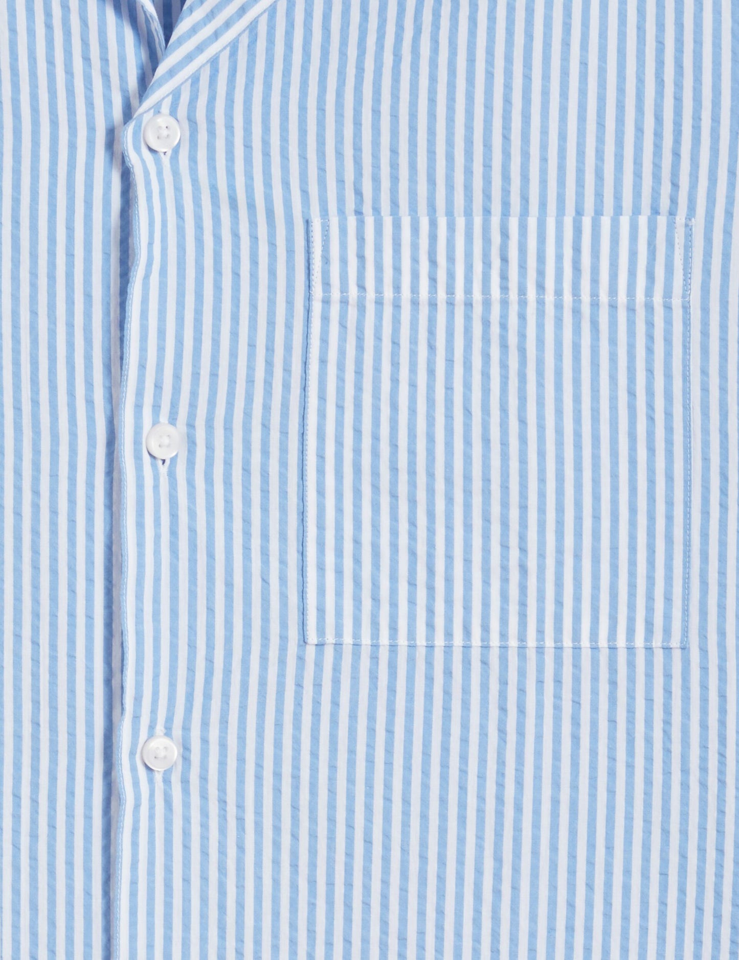 Ted Baker ELLYSON - Striped Seersucker Relaxed Cotton Shirt
