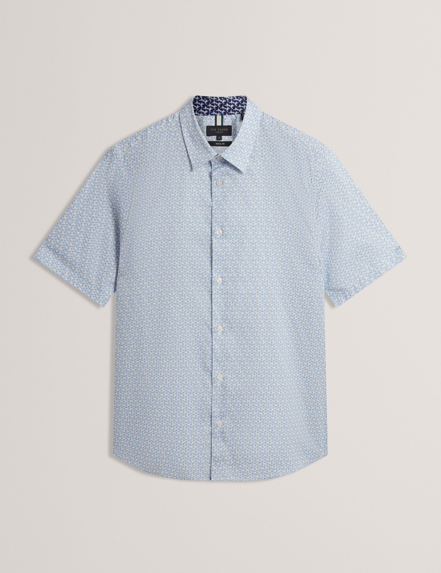 Ted Baker ALPHSO - SS Regular Fit Geo Shirt
