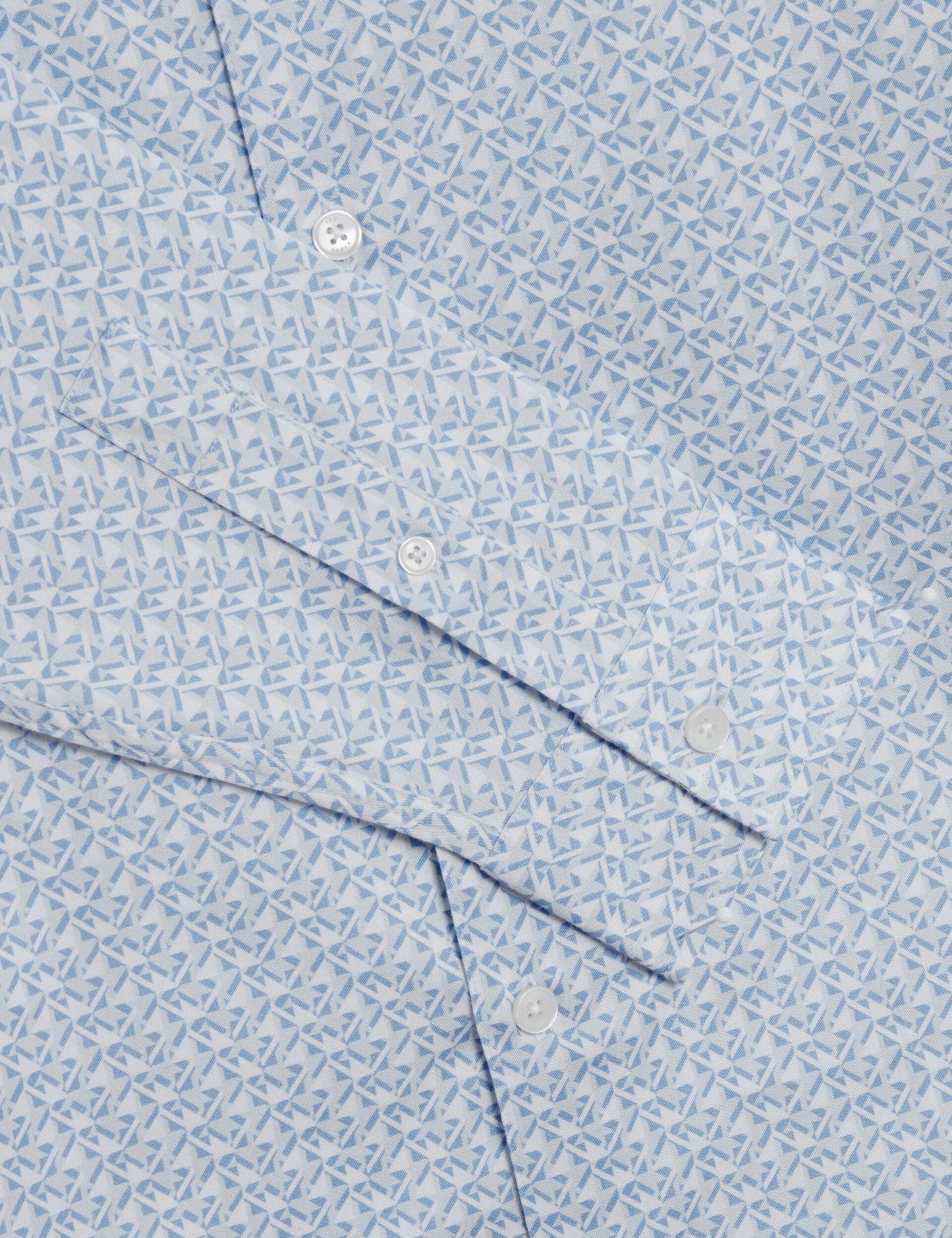 Ted Baker ALPHAIS - Regular Fit Geometric Pure Cotton Shirt