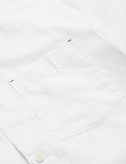 Ted Baker PALOMAS - Short Sleeve Textured Linen Cotton Shirt