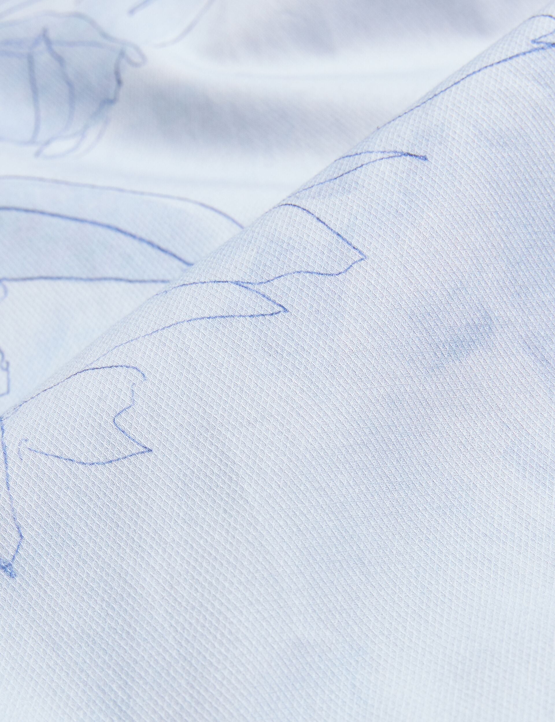 Ted Baker WALESBY - Sketched Floral Print Cotton Shirt