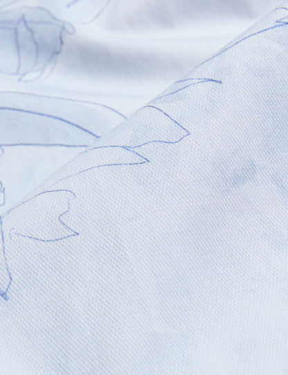 Ted Baker WALESBY - Sketched Floral Print Cotton Shirt
