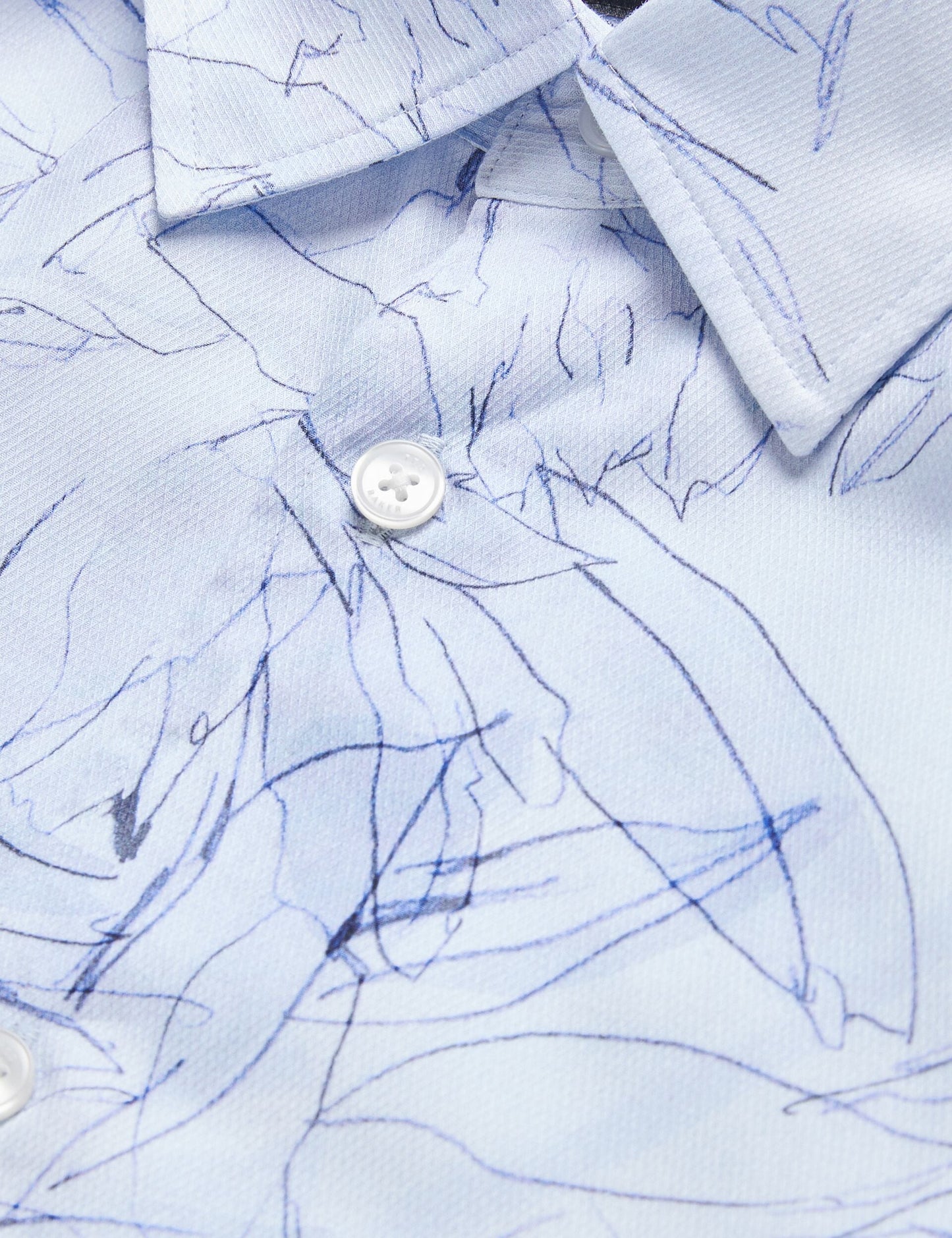 Ted Baker WALESBY - Sketched Floral Print Cotton Shirt