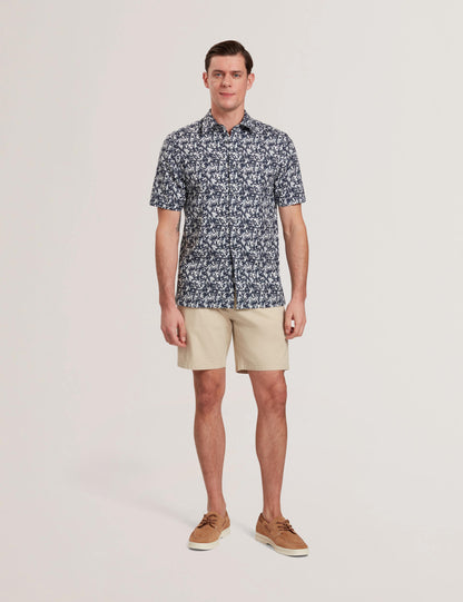 Ted Baker TAVARO - Short Sleeve Abstract Floral Print Shirt