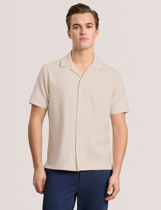 Ted Baker Textured Camp Shirt - Textured Camp Shirt