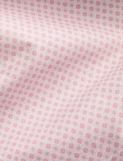Ted Baker NANTUCKET Geo Print Stretch Cotton Slim Fit Shirt