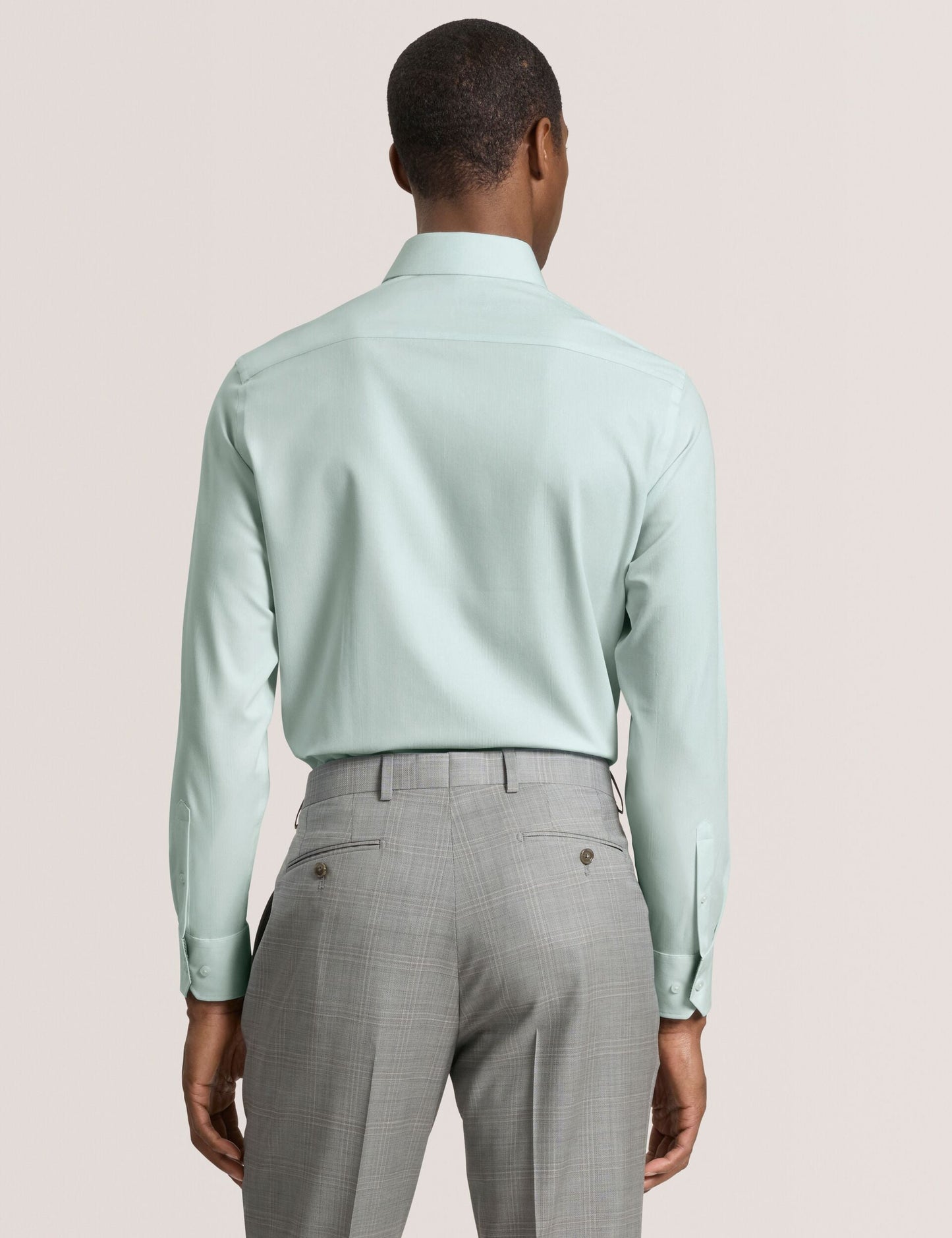 Ted Baker GENEVA Textured Stretch Cotton Slim Fit Shirt