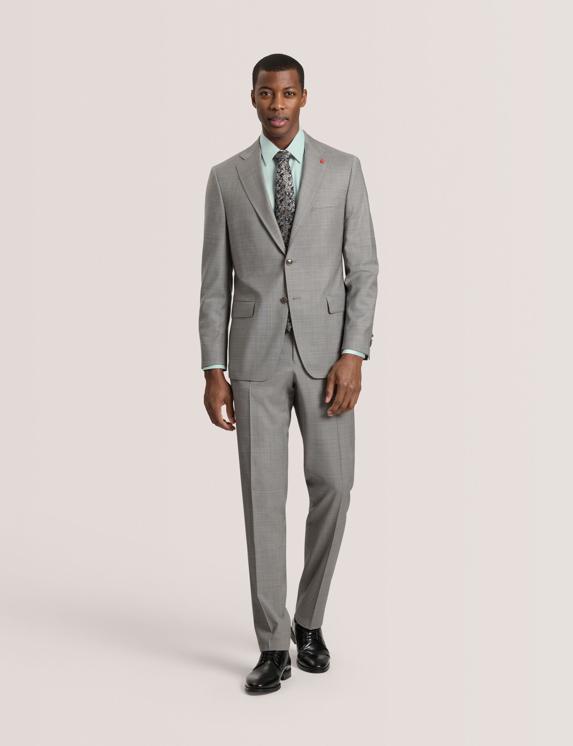 Ted Baker GENEVA Textured Stretch Cotton Slim Fit Shirt