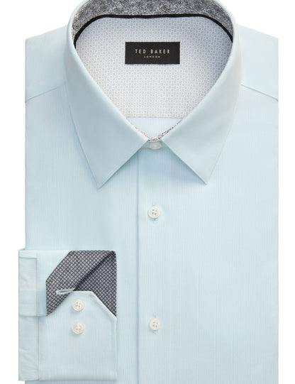 Ted Baker GENEVA Textured Stretch Cotton Slim Fit Shirt