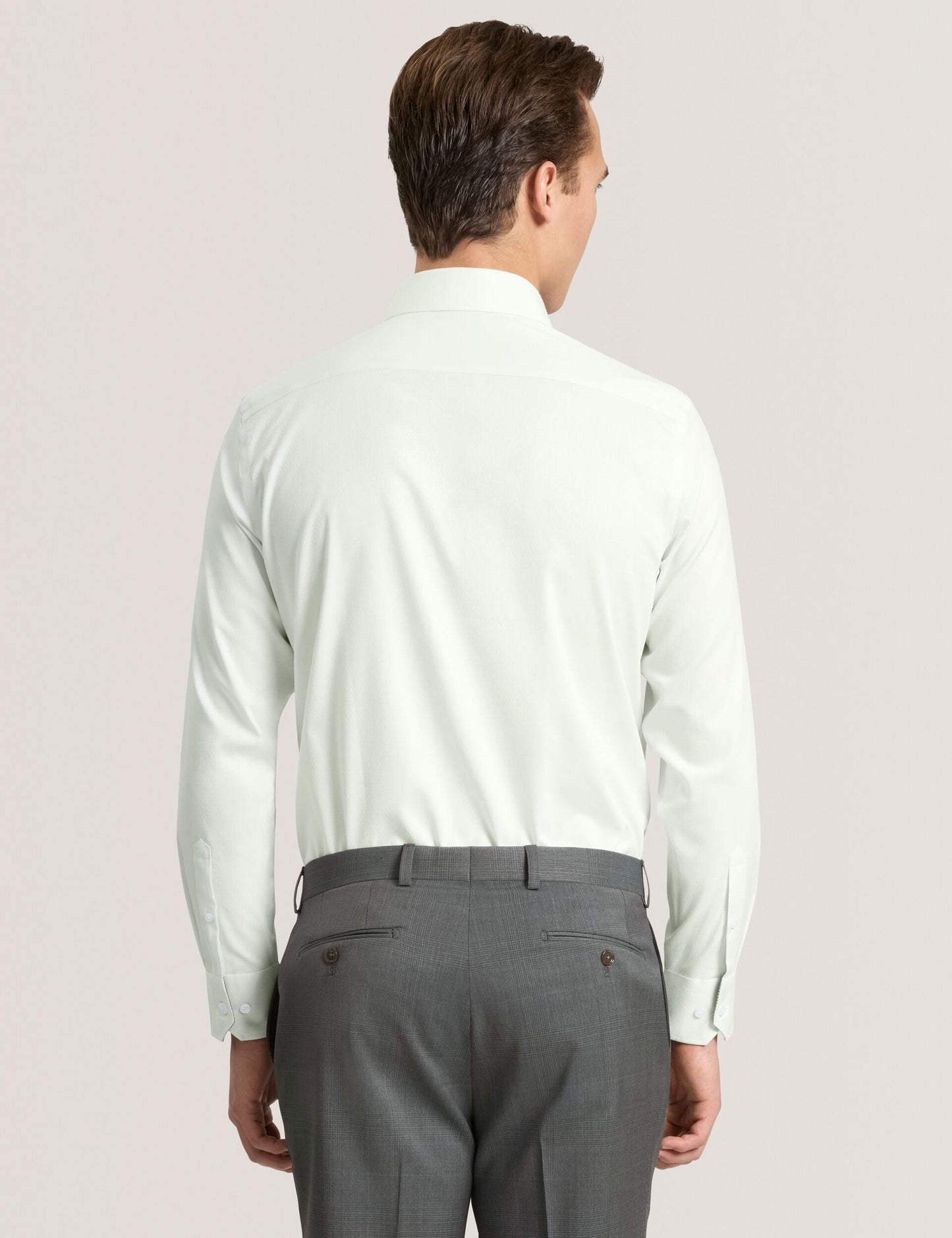 Ted Baker NANTUCKET Geo Texture Stretch Cotton Slim Fit Shirt