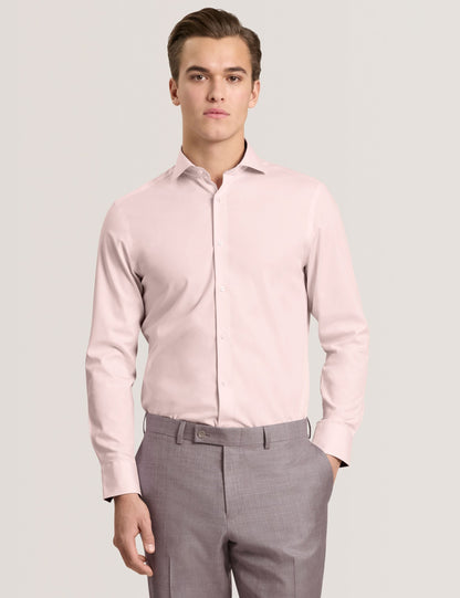 Ted Baker NANTUCKET Geo Texture Stretch Cotton Slim Fit Shirt