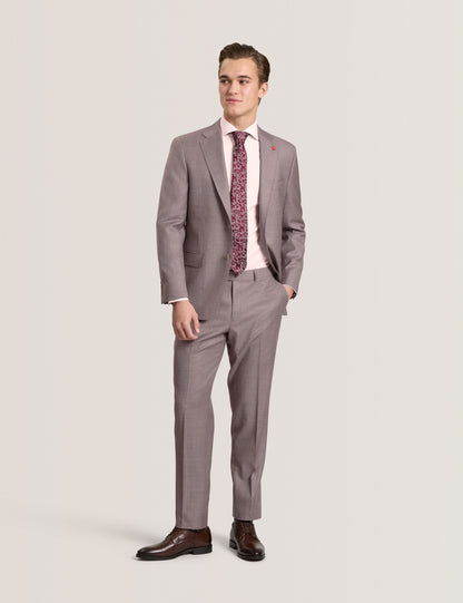 Ted Baker NANTUCKET Geo Texture Stretch Cotton Slim Fit Shirt