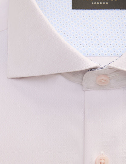 Ted Baker NANTUCKET Geo Texture Stretch Cotton Slim Fit Shirt