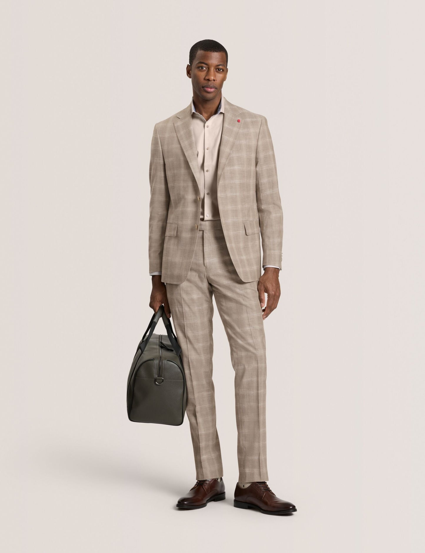Ted Baker NANTUCKET Geo Texture Stretch Cotton Slim Fit Shirt