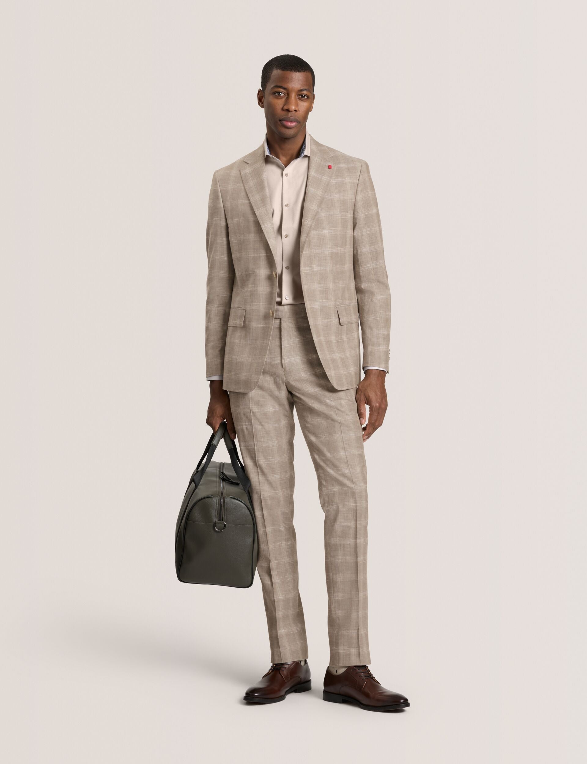 Ted Baker NANTUCKET Geo Texture Stretch Cotton Slim Fit Shirt