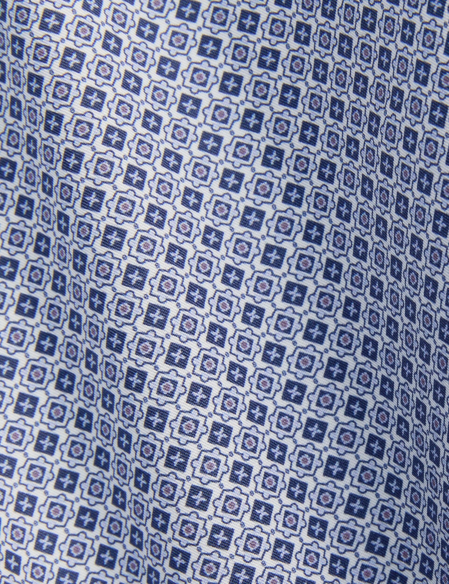 Ted Baker NANTUCKET Geo Print Stretch Cotton Slim Fit Shirt