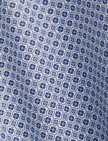 Ted Baker NANTUCKET Geo Print Stretch Cotton Slim Fit Shirt