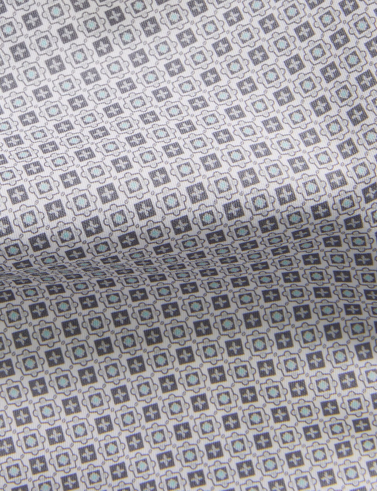 Ted Baker NANTUCKET Geo Print Stretch Cotton Slim Fit Shirt