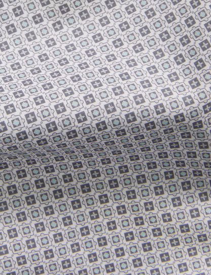 Ted Baker NANTUCKET Geo Print Stretch Cotton Slim Fit Shirt
