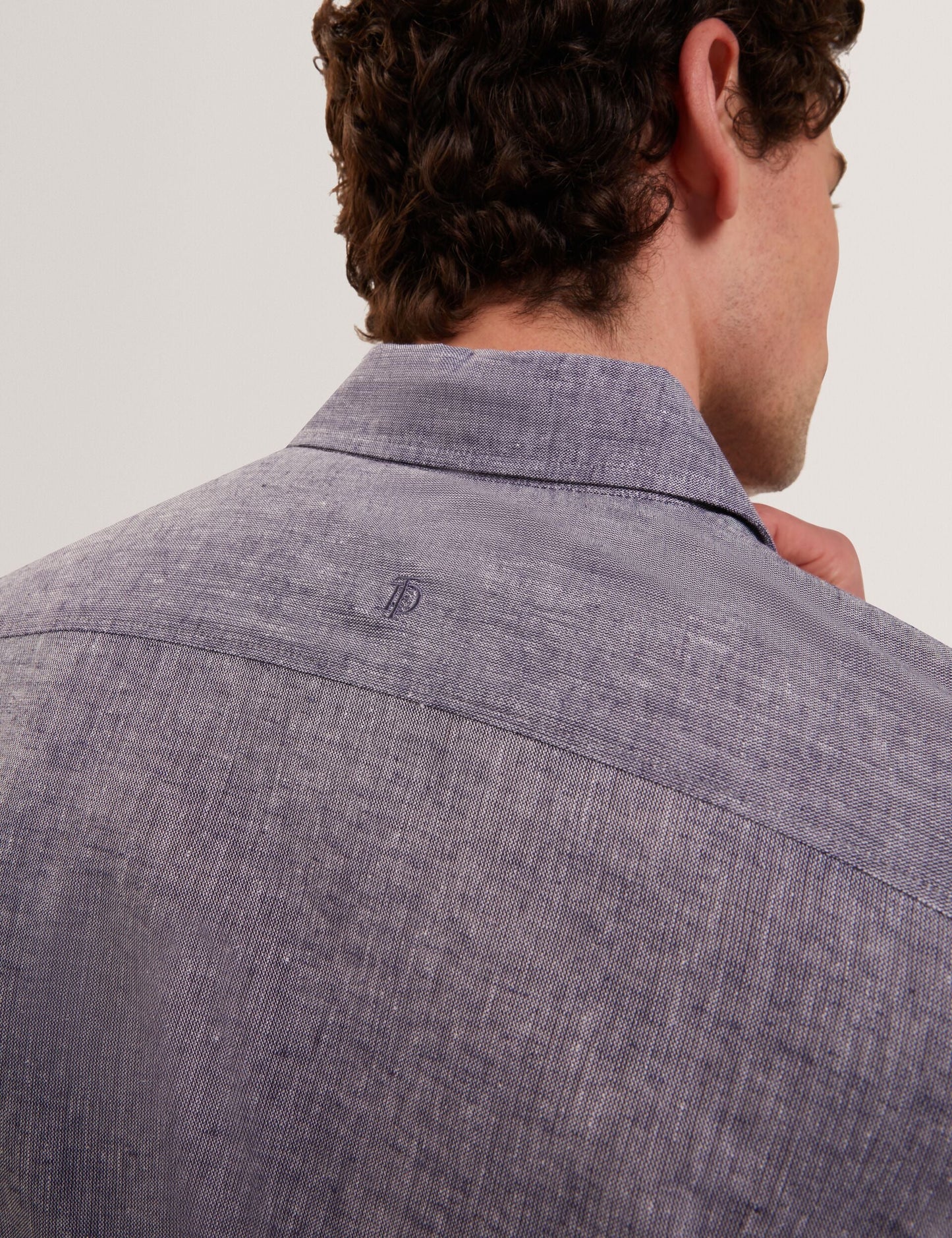 Ted Baker PRYNN Linen Cotton Woven Long Sleeve Shirt