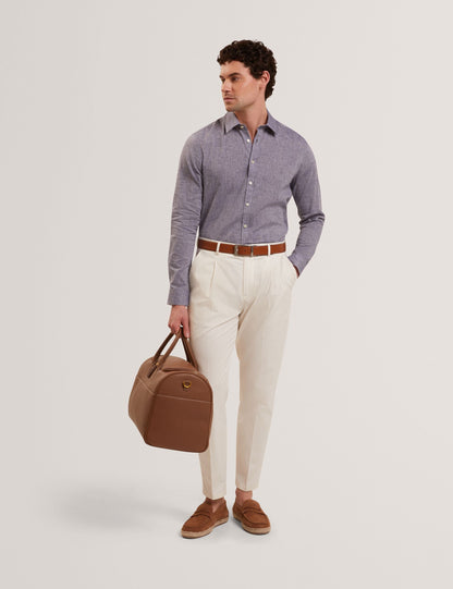 Ted Baker PRYNN Linen Cotton Woven Long Sleeve Shirt