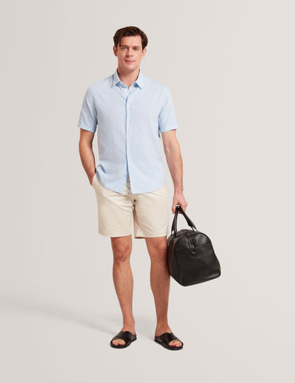 Ted Baker WRYTE Short Sleeve Linen Cotton Woven Shirt