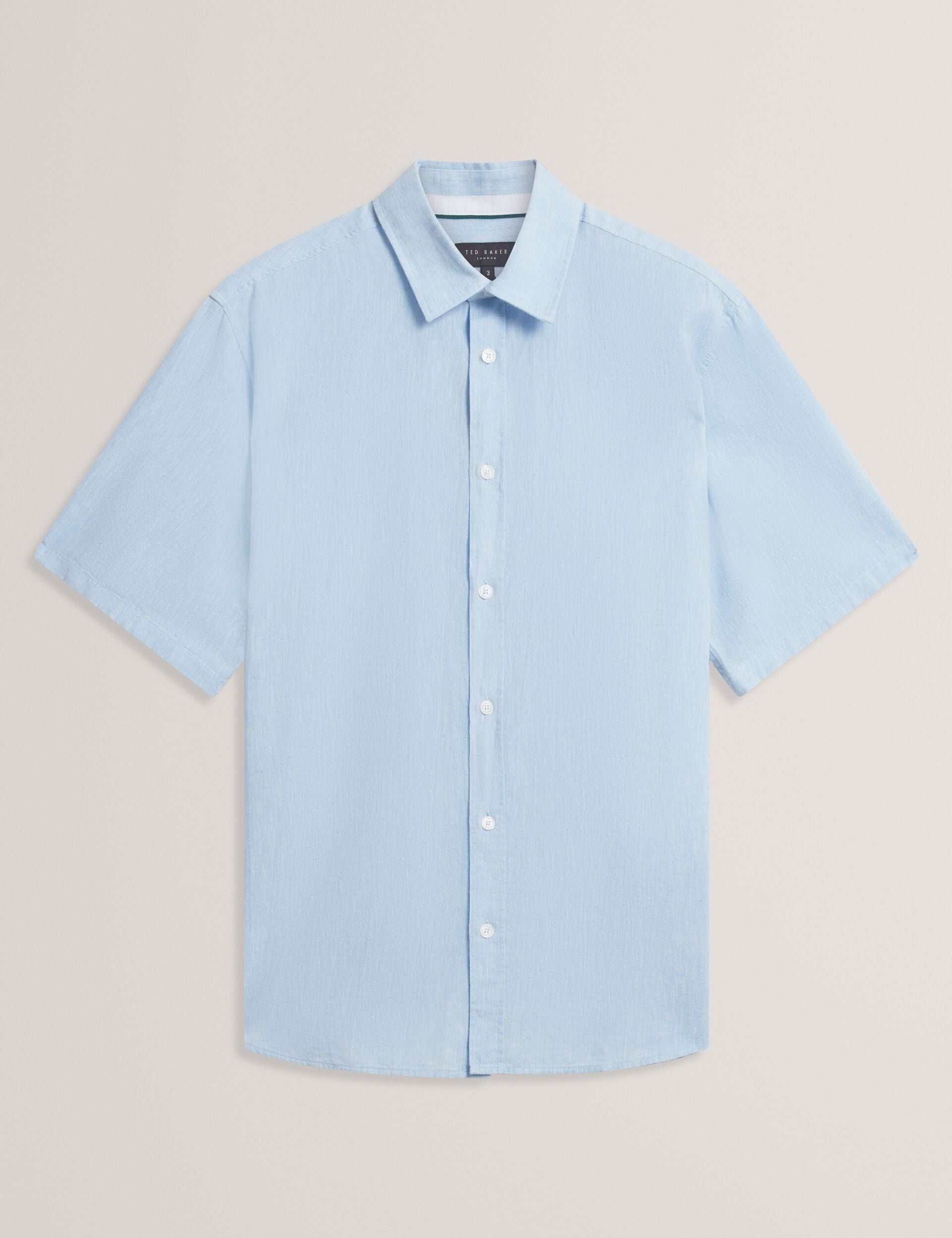 Ted Baker WRYTE Short Sleeve Linen Cotton Woven Shirt