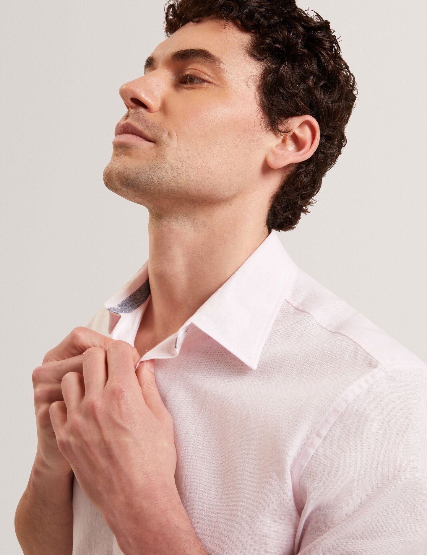 Ted Baker WRYTE Short Sleeve Linen Cotton Woven Shirt
