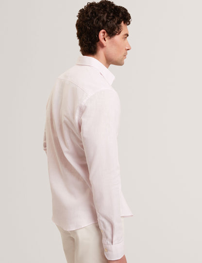 Ted Baker PRYNN Linen Cotton Woven Long Sleeve Shirt