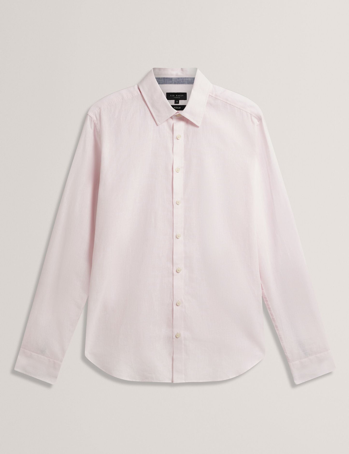 Ted Baker PRYNN Linen Cotton Woven Long Sleeve Shirt