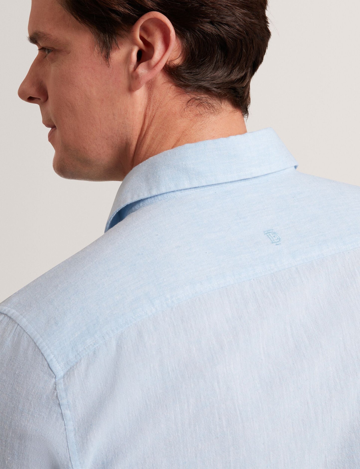 Ted Baker PRYNN Linen Cotton Woven Long Sleeve Shirt