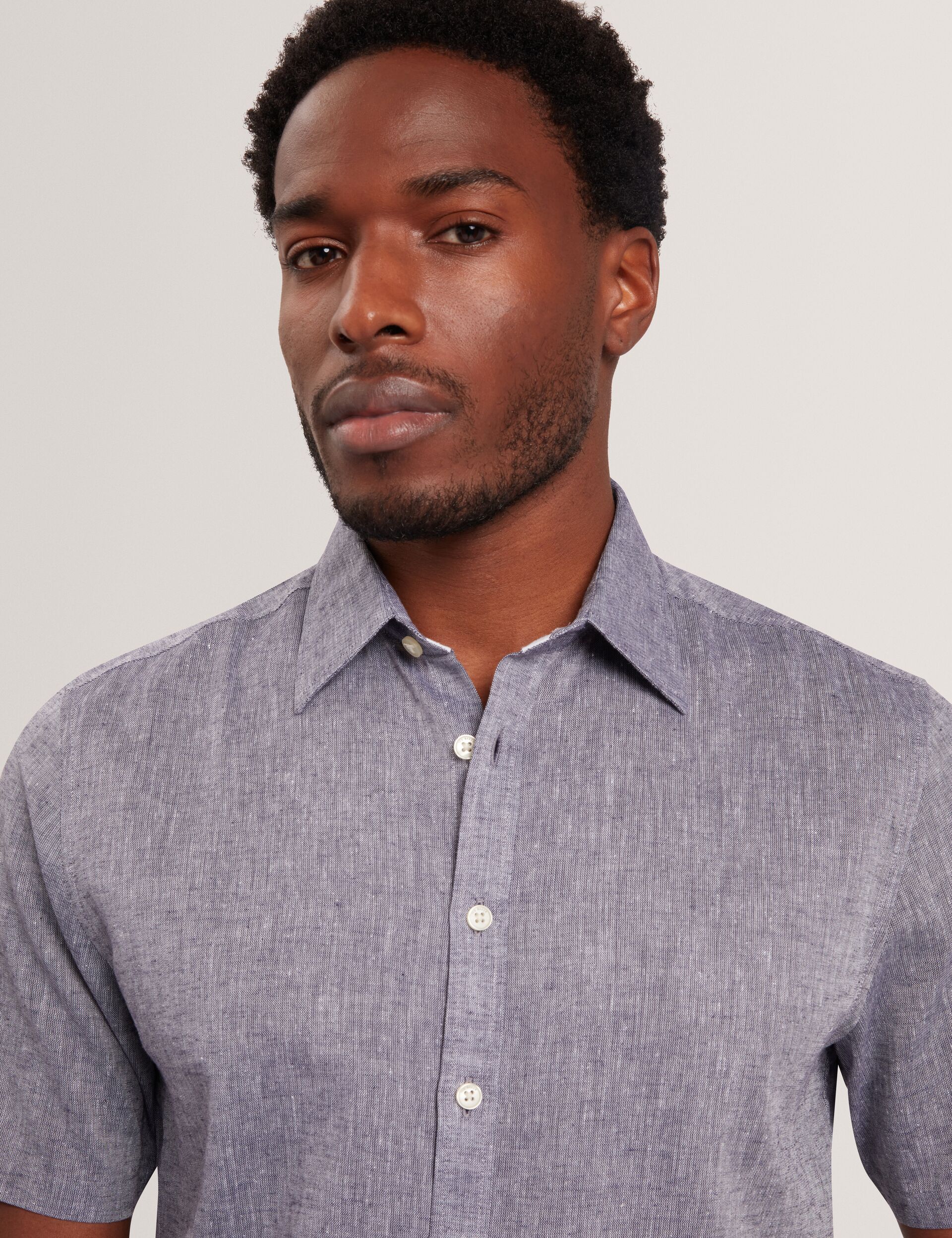 Ted Baker WRYTE Short Sleeve Linen Cotton Woven Shirt