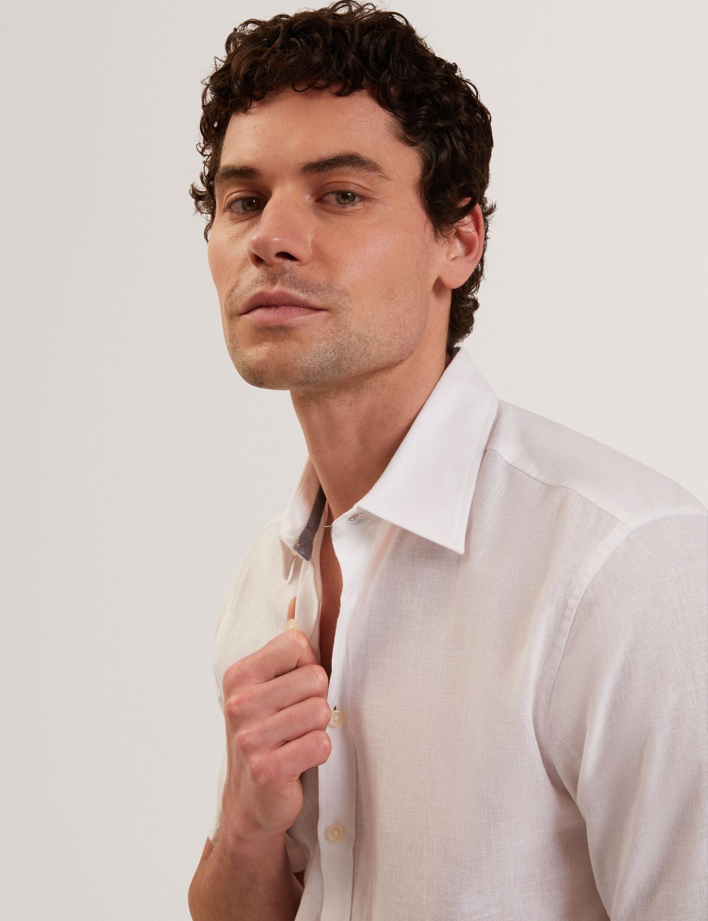 Ted Baker WRYTE Short Sleeve Linen Cotton Woven Shirt