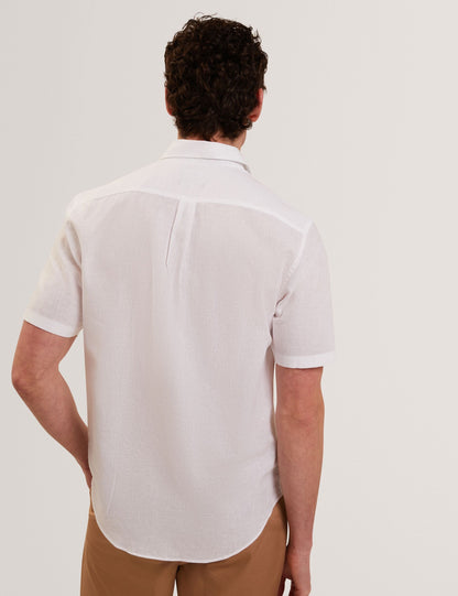 Ted Baker WRYTE Short Sleeve Linen Cotton Woven Shirt