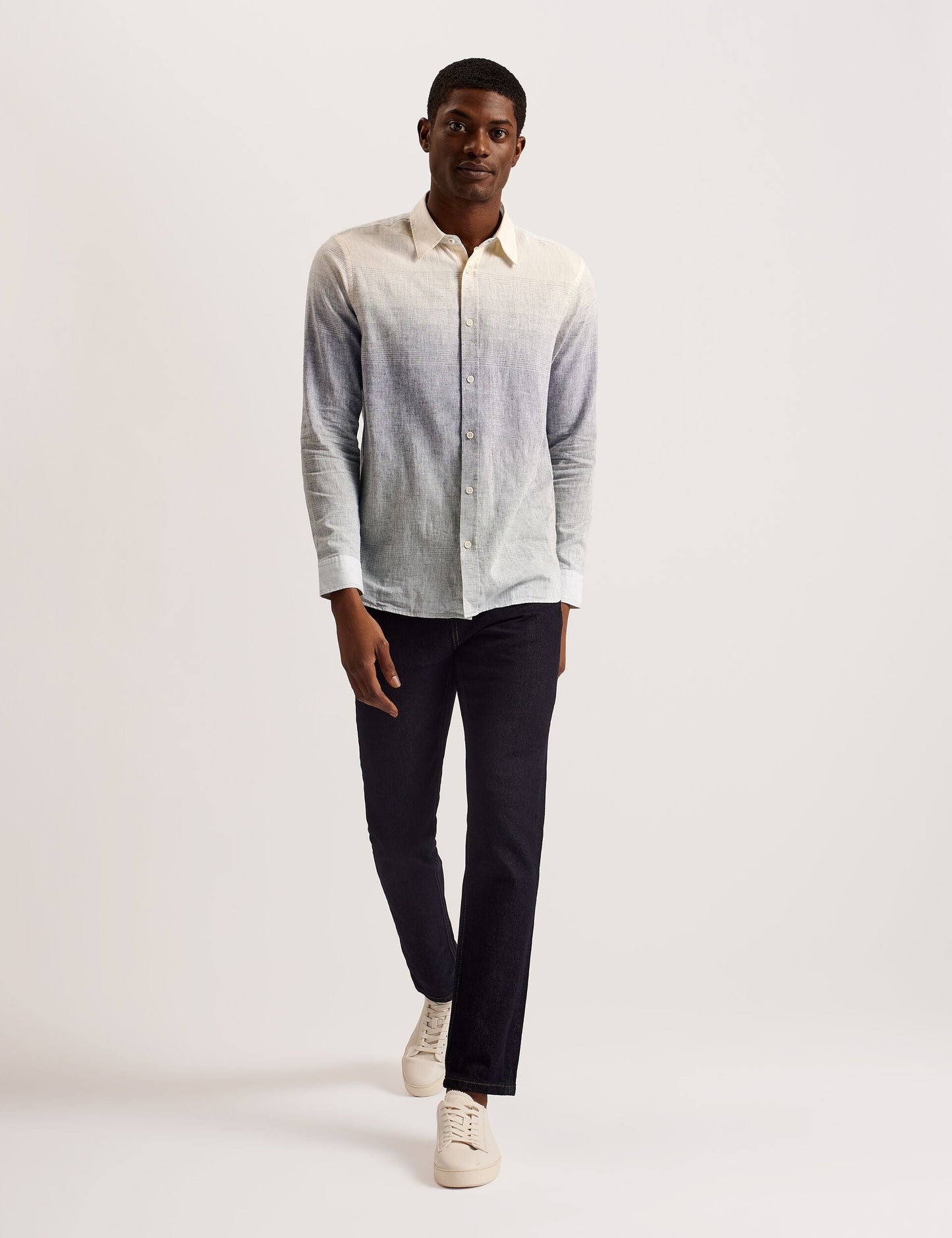 Ted Baker ACKLEY Ombre Woven Long Sleeve Shirt