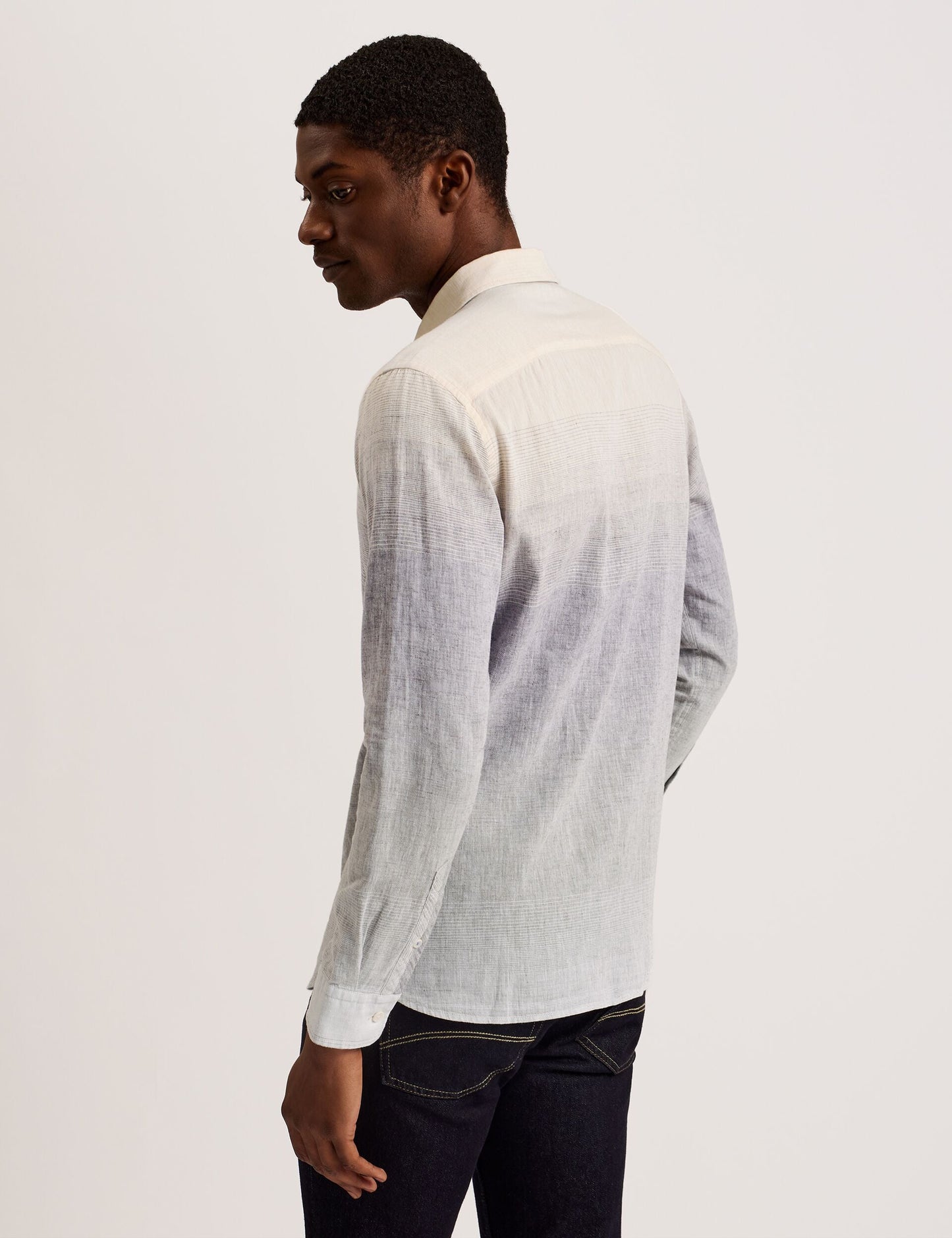 Ted Baker ACKLEY Ombre Woven Long Sleeve Shirt