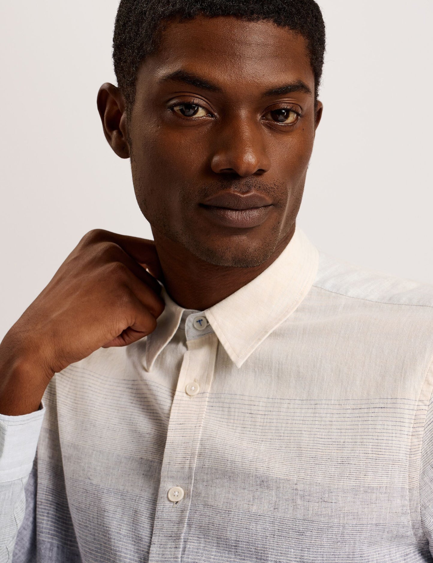 Ted Baker ACKLEY Ombre Woven Long Sleeve Shirt
