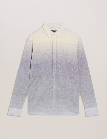 Ted Baker ACKLEY Ombre Woven Long Sleeve Shirt