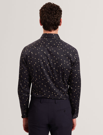 Ted Baker ISKRAN Ditsy Blooms Slim Long Sleeve Shirt