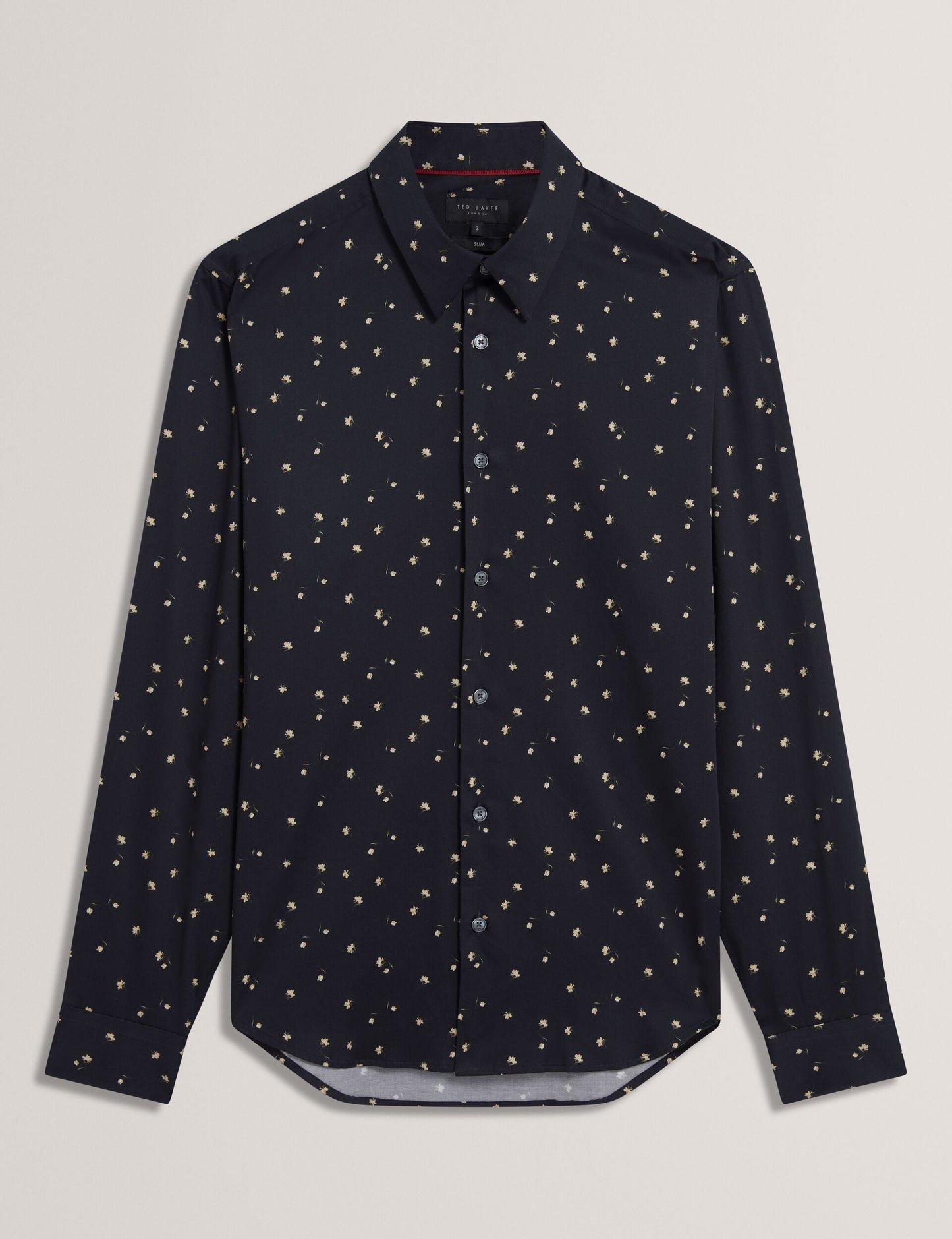 Ted Baker ISKRAN Ditsy Blooms Slim Long Sleeve Shirt