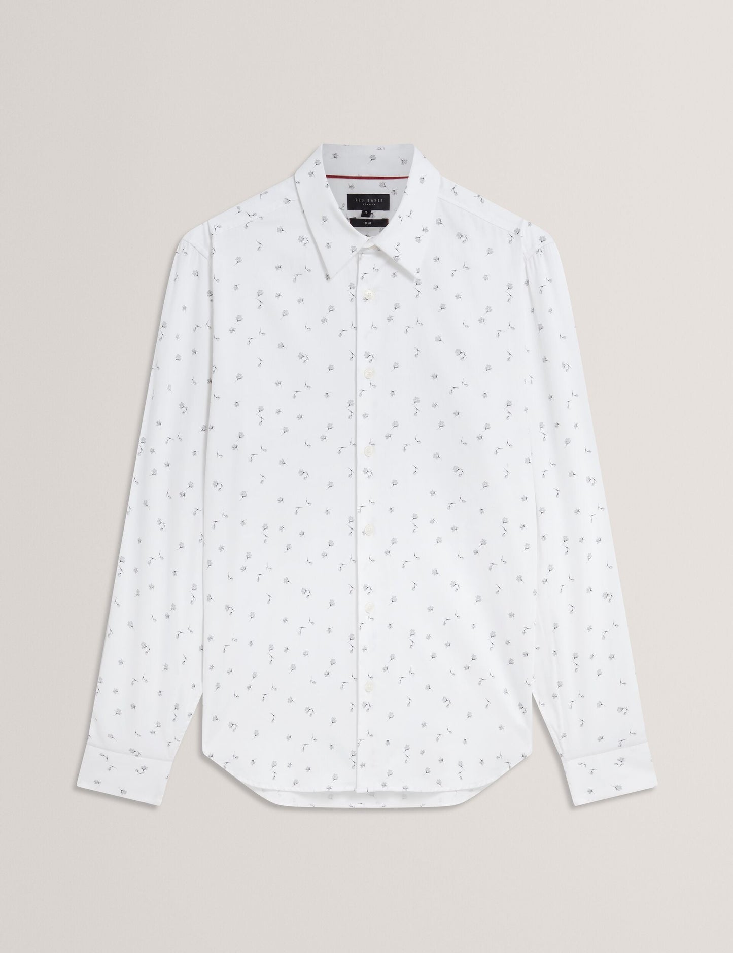 Ted Baker ISKRAN Ditsy Blooms Slim Long Sleeve Shirt