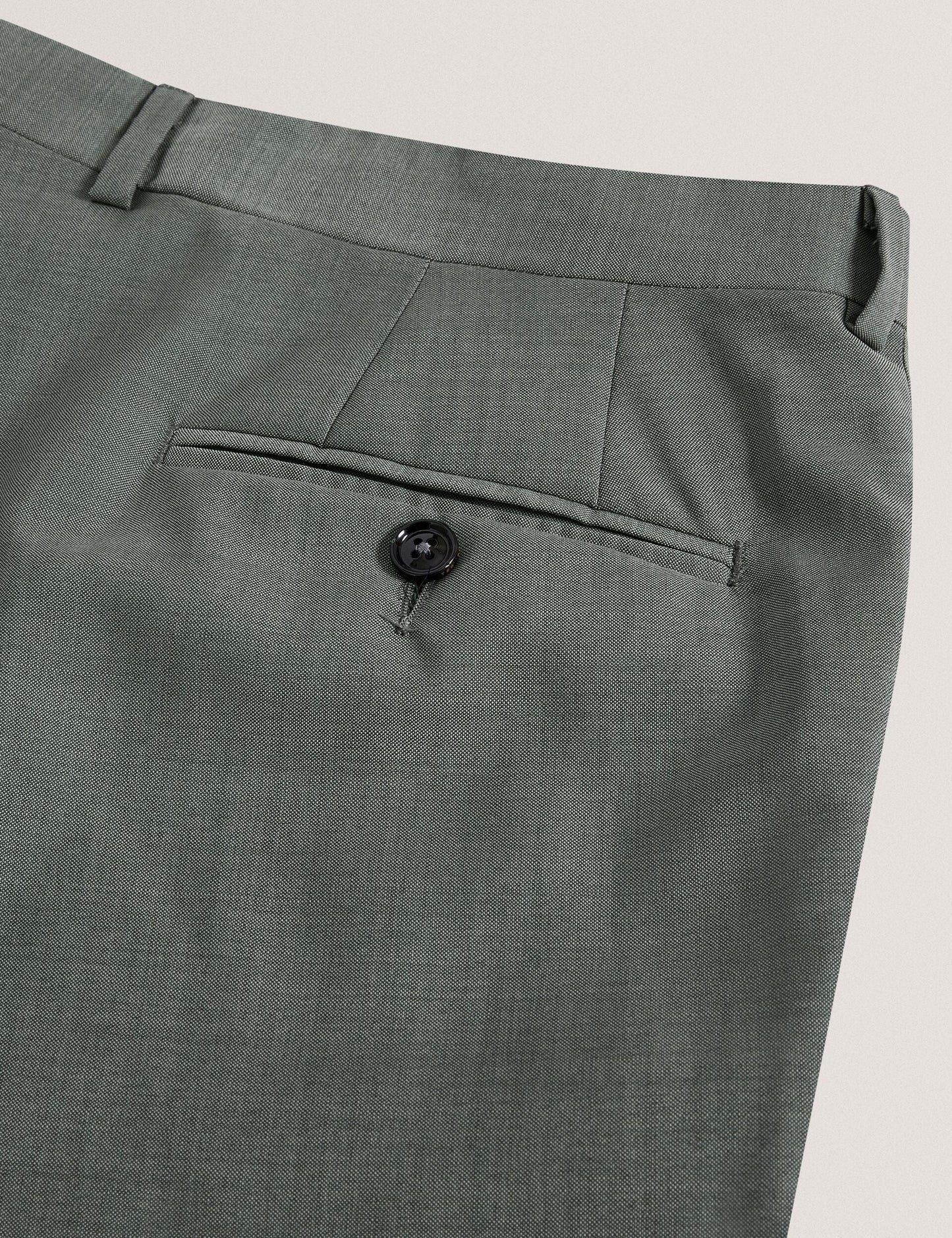 Ted Baker ROGERLYS - Slim Fit Sage Green Wool Suit Pants