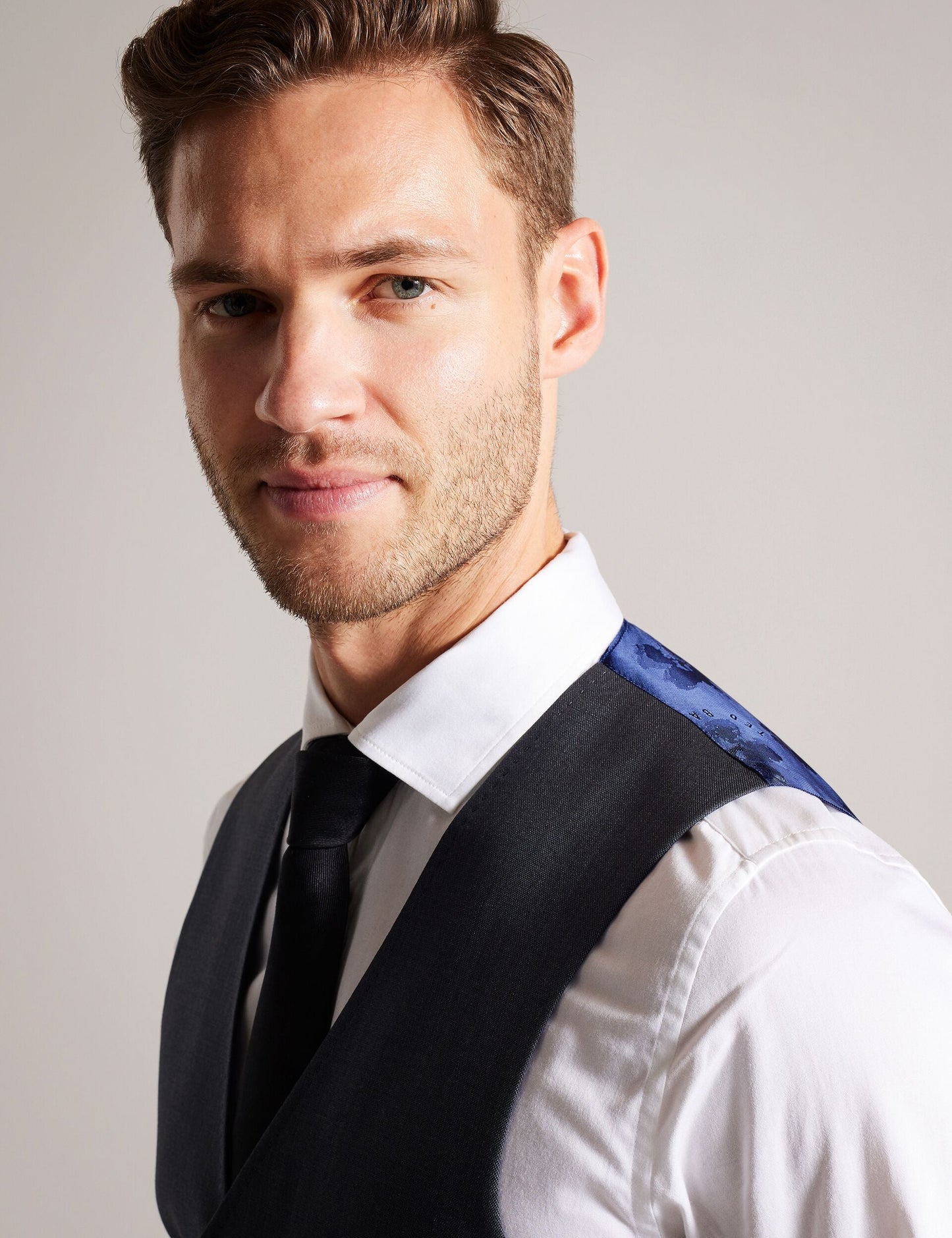 Ted Baker CORE WAISTCOAT - Grey