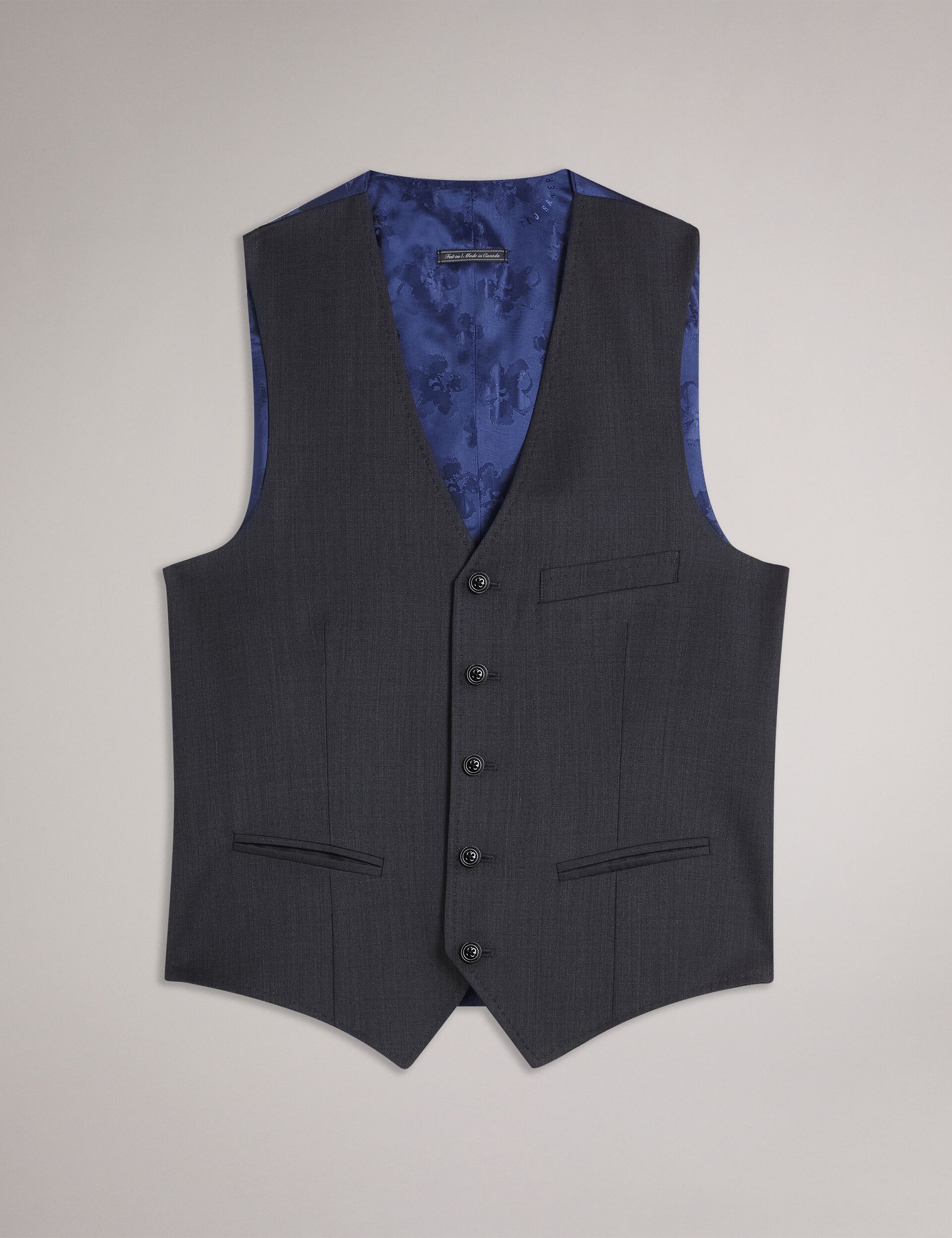 Ted Baker CORE WAISTCOAT - Grey