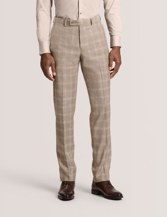 Ted Baker WINTER-CHECK Tonal Check Modern Fit Suit Pants