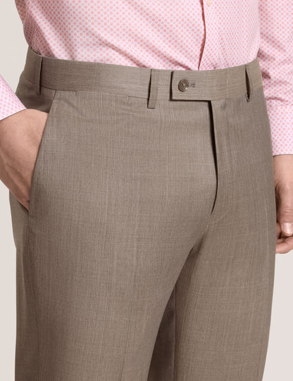 Ted Baker WINTER Subtle Check Modern Fit Wool Suit Pants