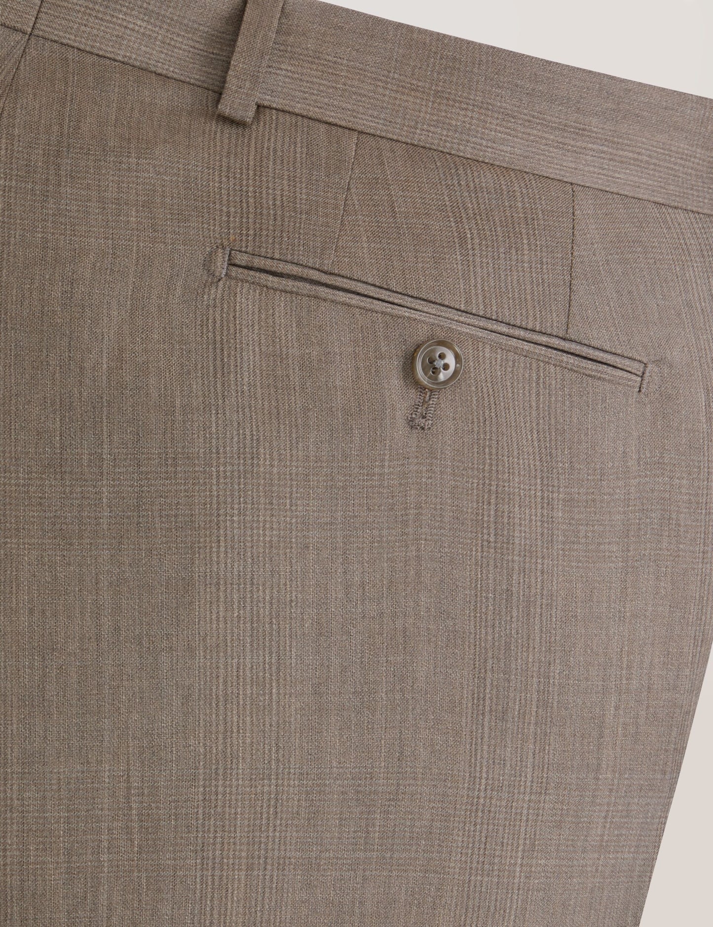 Ted Baker WINTER Subtle Check Modern Fit Wool Suit Pants