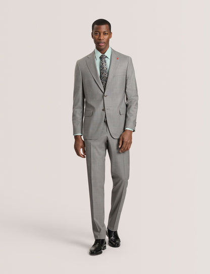 Ted Baker WINTER Soft Check Wool Modern Fit Suit Pants