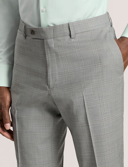 Ted Baker WINTER Soft Check Wool Modern Fit Suit Pants